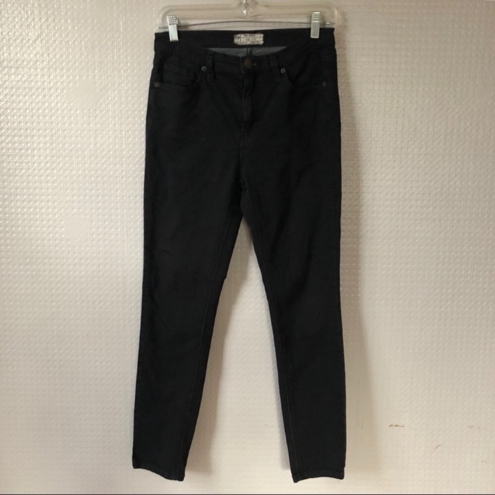 Free People | Black High Rise Skinny Jeans | W 27 - Picture 2 of 5